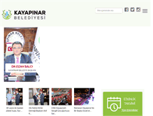 Tablet Screenshot of diyarbakirkayapinar.bel.tr